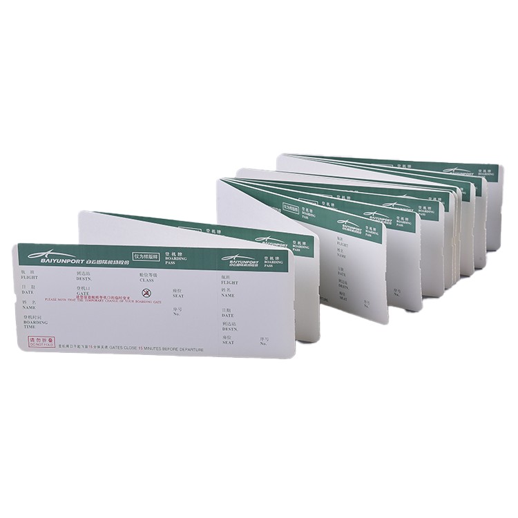 Mga tiket sa boarding pass
